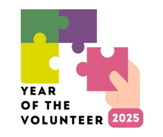 Andover Vision Year of the Volunteer 2025 logo