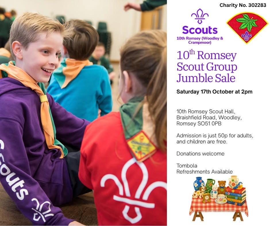 10th Romsey Scout Group Jumble Sale
